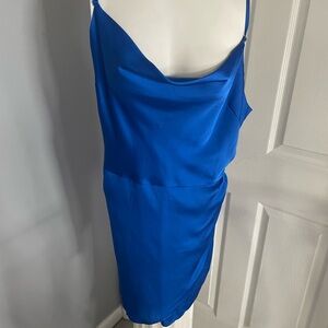 Express Royal Blue Slip Dress extra large